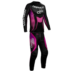 TENUE DRIPMOTO X MM - NOIR/ROSE